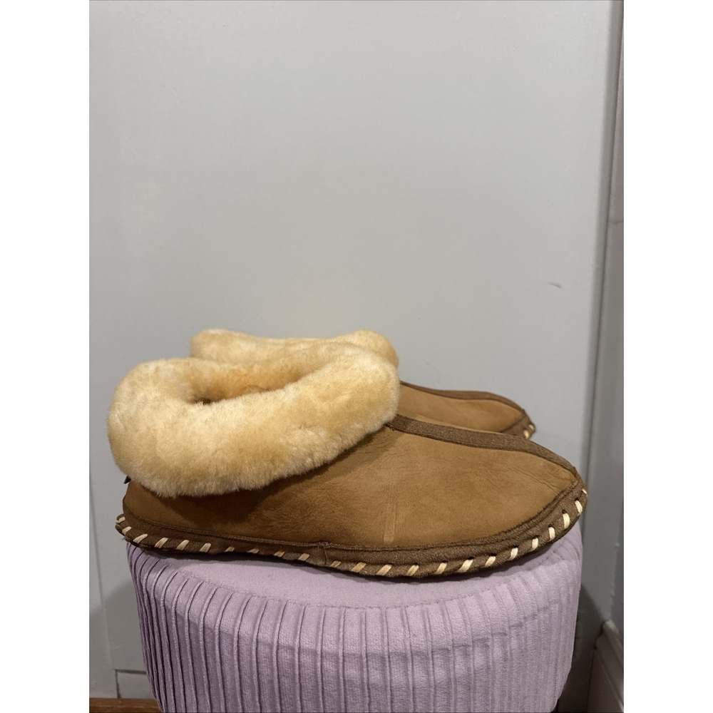Overland Women's Sheepskin Slippers Size 10 Wide
